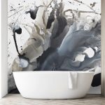 papier peint flow situation dans une salle de bain